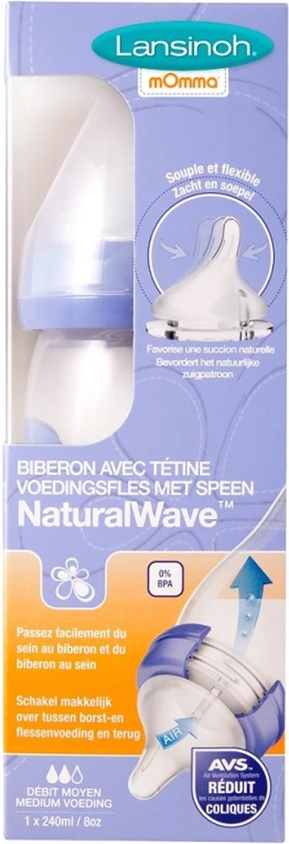 Lansinoh 240 Ml - Plastic Fles - Natural Wave Fles 75880 8 Lansinoh 240 Ml - Plastic Fles - Natural Wave Fles 75880 - Afbeelding 6