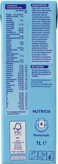 Nutrilon 5 Peutermelk Kant & Klaar - Van 2 Tot 3 Jaar - 4 X 1L -Happy Horse Winkel 430x1200