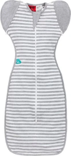 Love To Dream™ Babyslaapzak Swaddle Up™ - Inbakeren Afbouwen - Baby 4-6 Maanden - 6-8.5 Kg - All Season - Grijs -Happy Horse Winkel 546x1200