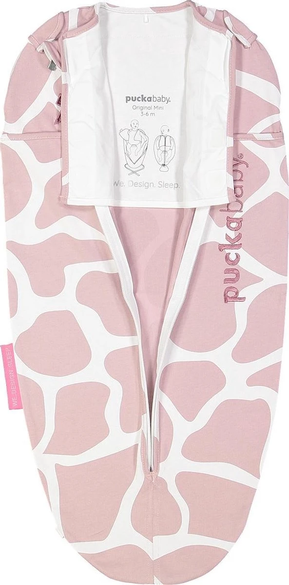 Puckababy Inbakerslaapzak Original Mini 3-6 Maanden - Giraph Candy 4 Puckababy Inbakerslaapzak Original Mini 3-6 Maanden - Giraph Candy - Afbeelding 2