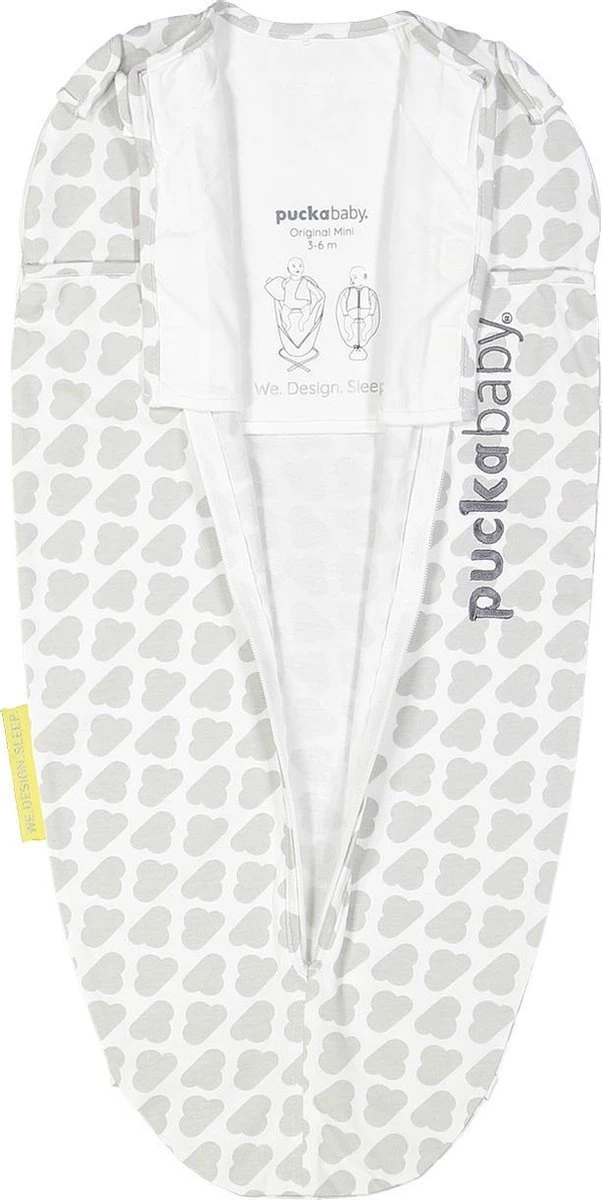 Puckababy Inbakerslaapzak Original Mini 3-6 Maanden - Sheep Clouds 4 Puckababy Inbakerslaapzak Original Mini 3-6 Maanden - Sheep Clouds - Afbeelding 2