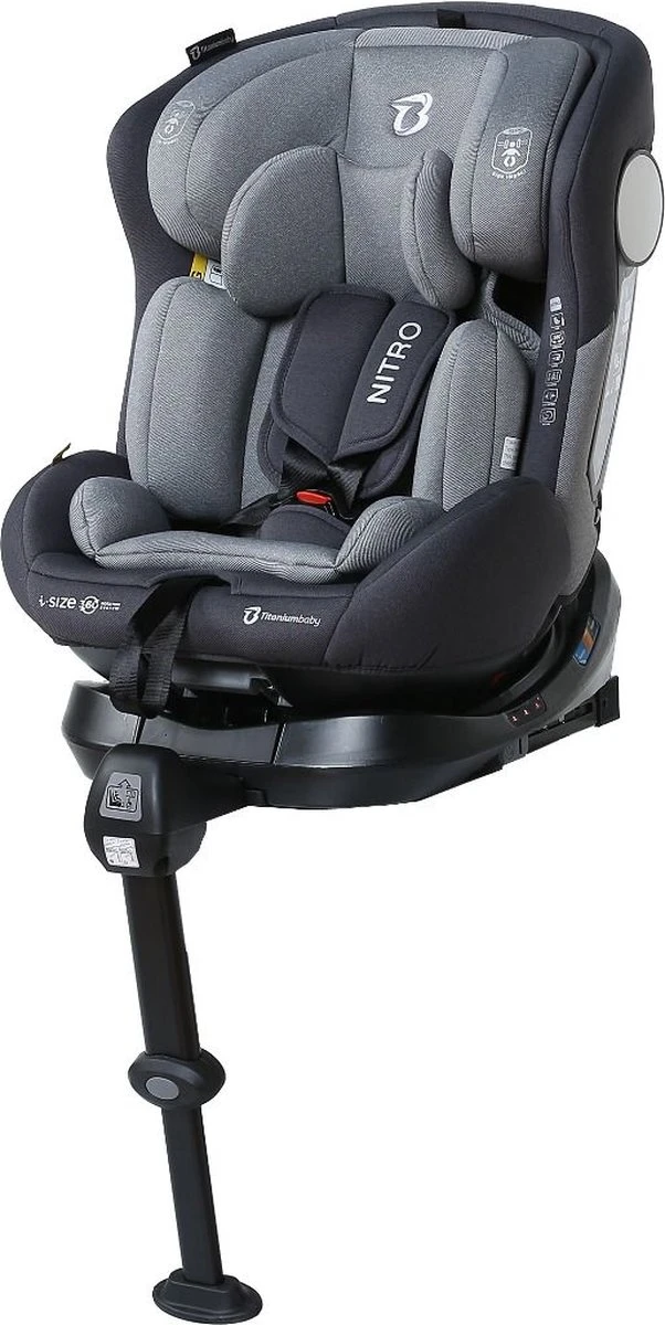 Autostoel Titanium Baby Nitro I-Size 360° 0-1-2-3 Isofix Rotation Grey 6 Autostoel Titanium Baby Nitro I-Size 360° 0-1-2-3 Isofix Rotation Grey - Afbeelding 4