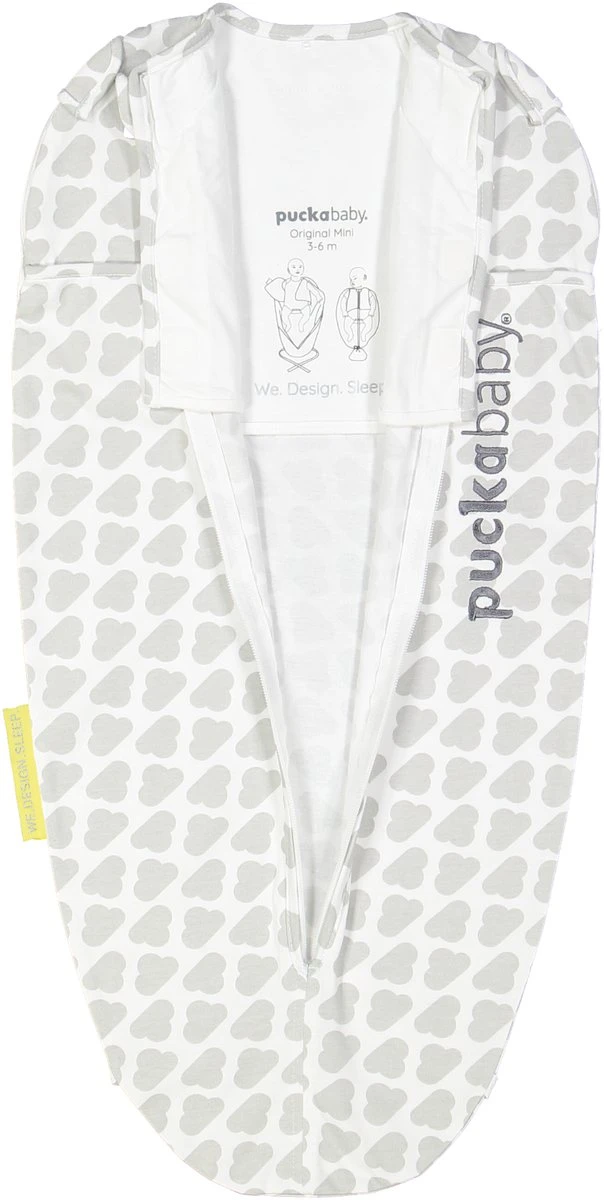 Puckababy Inbakerslaapzak Original Mini 3-6 Maanden - Sheep Clouds 7 Puckababy Inbakerslaapzak Original Mini 3-6 Maanden - Sheep Clouds - Afbeelding 5
