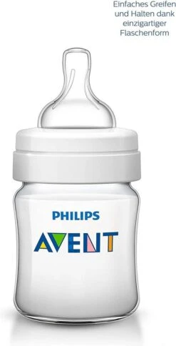 Philips AVENT SCD805/01 Anti-Colic Zuigfles Voor Pasgeborene 125 Ml 260 Ml Polypropyleen (PP) Transparant, Wit 17 Philips AVENT SCD805/01 Anti-Colic Zuigfles Voor Pasgeborene 125 Ml 260 Ml Polypropyleen (PP) Transparant, Wit -Happy Horse Winkel 613x1200
