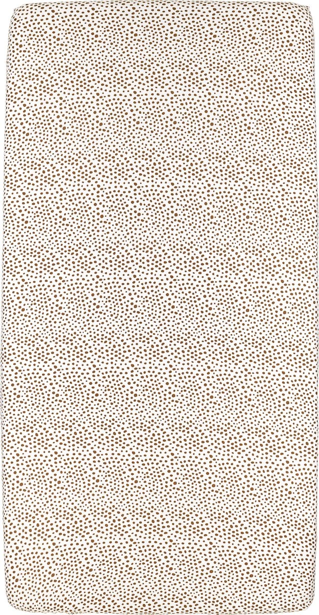 Meyco Cheetah Hoeslaken Ledikant - Camel - 60x120cm 4 Meyco Cheetah Hoeslaken Ledikant - Camel - 60x120cm - Afbeelding 2