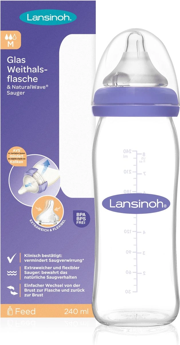 Lansinoh 240 Ml - Plastic Fles - Natural Wave Fles 75880 9 Lansinoh 240 Ml - Plastic Fles - Natural Wave Fles 75880 - Afbeelding 7
