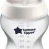 Tommee Tippee Closer To Nature - Zuigflessen - Langzame Uitstroomsnelheid - Anti-colic Ventiel - 260 Ml - Pak Van 1 - Doorzichtig -Happy Horse Winkel 636x1200
