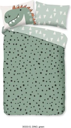 Good Morning Kids Dekbedovertrek Dino-Ledikant (100 X 135 Cm) -Happy Horse Winkel 671x1200