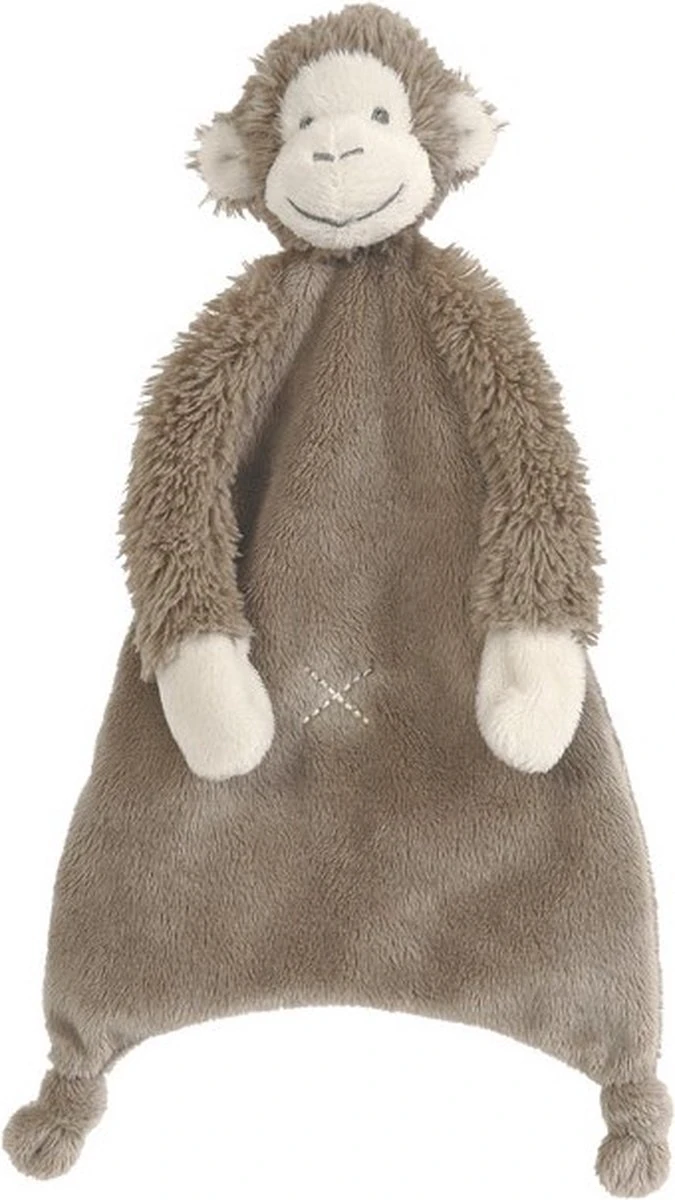 Happy Horse Aap Mickey Knuffeldoekje - Bruin - Baby Cadeau 3 Happy Horse Aap Mickey Knuffeldoekje - Bruin - Baby Cadeau