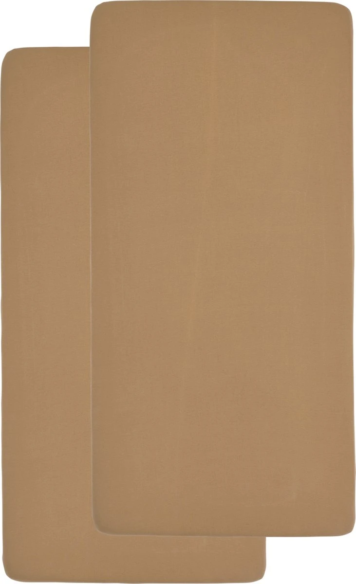 Meyco Uni Hoeslaken Juniorbed - 2-pack - Toffee - 70x140/150cm 4 Meyco Uni Hoeslaken Juniorbed - 2-pack - Toffee - 70x140/150cm - Afbeelding 2