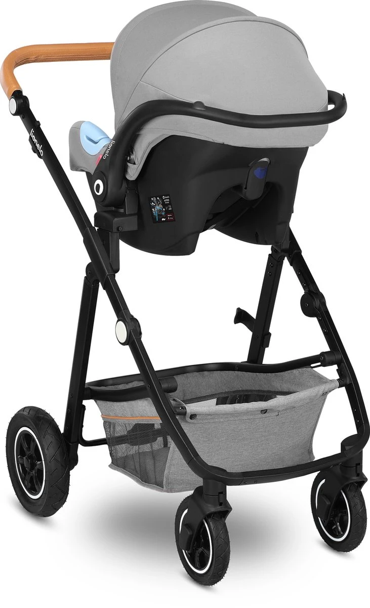 Lionelo Amber 3in1 - Kinderwagen - XXL SET - Incl. Autostoel - 0-22kg 11 Lionelo Amber 3in1 - Kinderwagen - XXL SET - Incl. Autostoel - 0-22kg - Afbeelding 9