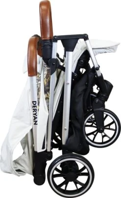 Deryan Luxe Rolo Luxe Lichtgewicht Buggy - Zoo Creme 37 Deryan Luxe Rolo Luxe Lichtgewicht Buggy - Zoo Creme -Happy Horse Winkel 735x1200