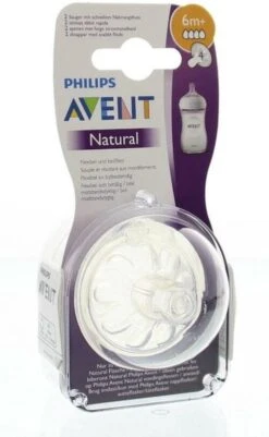 Philips Avent SCF044/27 Natural Speen - 6m+ - 2 Stuks -Happy Horse Winkel 739x1200