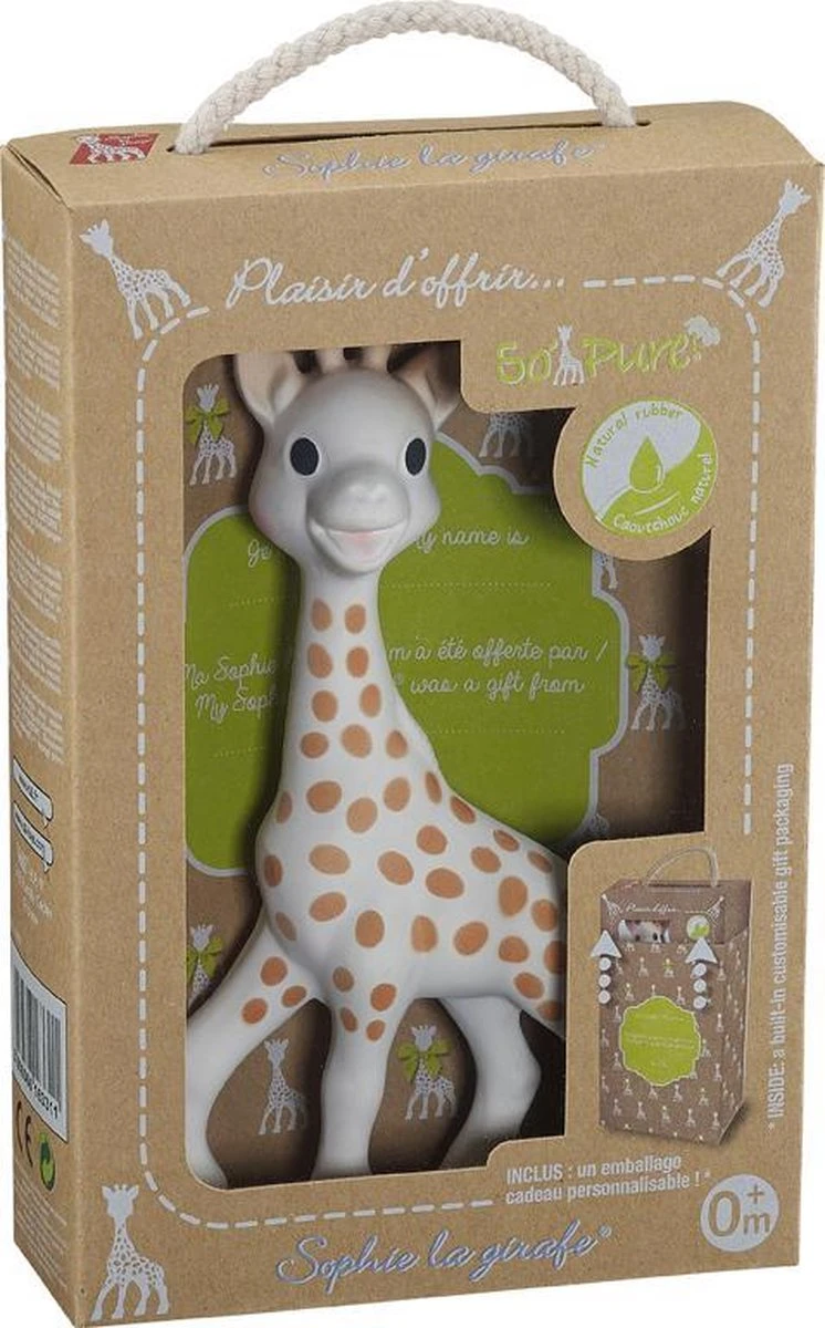 Sophie De Giraf - So Pure - Bijtspeelgoed - In Geschenkdoos - 100% Natuurlijk Rubber 8 Sophie De Giraf - So Pure - Bijtspeelgoed - In Geschenkdoos - 100% Natuurlijk Rubber - Afbeelding 6