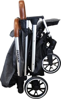 Deryan Rolo Luxe Lichtgewicht Buggy - Grijs -Happy Horse Winkel 750x1200 2