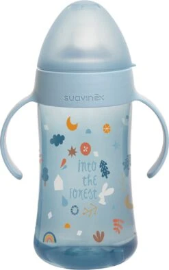 Suavinex Forest Blauw 270ml Drinkfles Met Handvatten SXZFEE071499