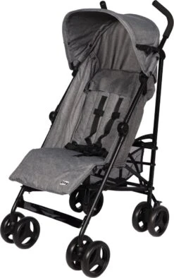 Ding GoGo Buggy - Grijs - Multi Standen Buggy - Incl. Boodschappenmandje En Zonnekap -Happy Horse Winkel 753x1200 4