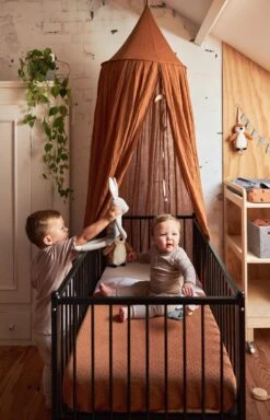 Jollein Baby Hoeslaken Ledikant Jersey 60x120cm - Nougat -Happy Horse Winkel 771x1200 1