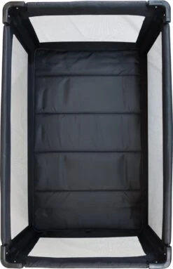 Deryan Luxe Campingbed Compleet - 120x60cm - Bodemverhoger - Verschoonblad - Opbergmand - Grijs -Happy Horse Winkel 774x1200 6