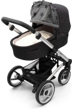 Dooky Universal Cover Zonnescherm Kinderwagen - Grey Stars -Happy Horse Winkel 794x1200 5