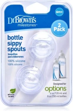 Dr. Brown's Sippy Spout Standaardfles - Transition Bottle - 2 Stuks -Happy Horse Winkel 795x1200