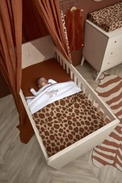 Meyco Panter Met Velvet Wiegdeken - 75x100 Cm - Camel -Happy Horse Winkel 800x1200 122