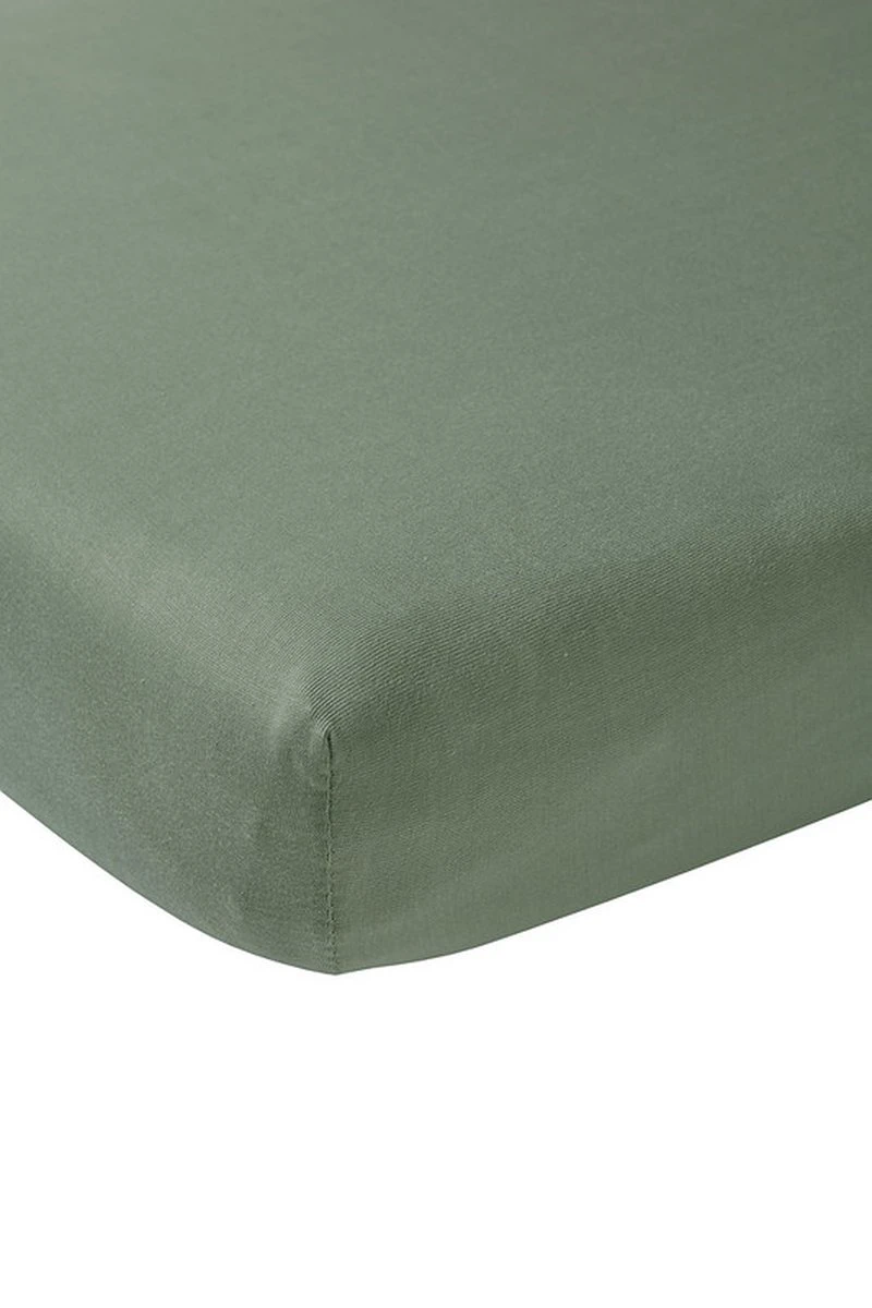 Meyco Jersey Hoeslaken Boxmatras Rond - 90/95cm - Forest Green 4 Meyco Jersey Hoeslaken Boxmatras Rond - 90/95cm - Forest Green - Afbeelding 2