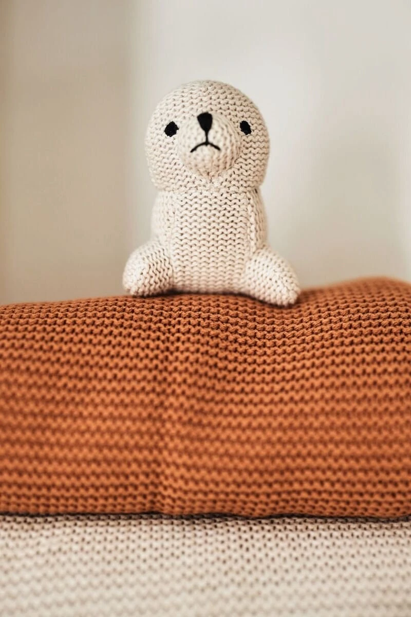 Jollein Baby Deken Wieg 75x100cm Basic Knit - Caramel 21 Jollein Baby Deken Wieg 75x100cm Basic Knit - Caramel - Afbeelding 19