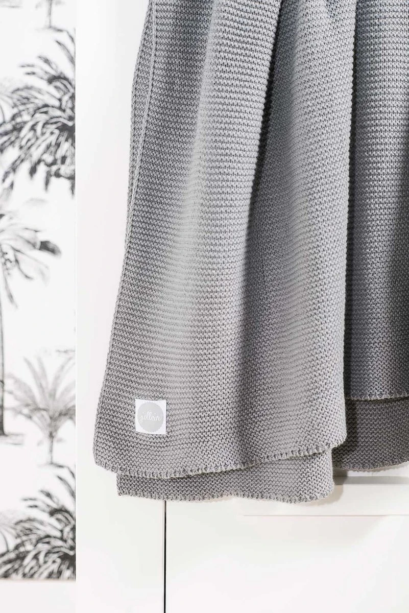 Jollein Baby Deken Wieg 75x100cm Basic Knit - Pale Pink 16 Jollein Baby Deken Wieg 75x100cm Basic Knit - Pale Pink - Afbeelding 14