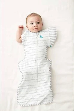 Love To Dream™ Babyslaapzak Swaddle Up™ - Inbakeren Afbouwen - Baby 4-6 Maanden - 6-8.5 Kg - All Season - Wit -Happy Horse Winkel 805x1200