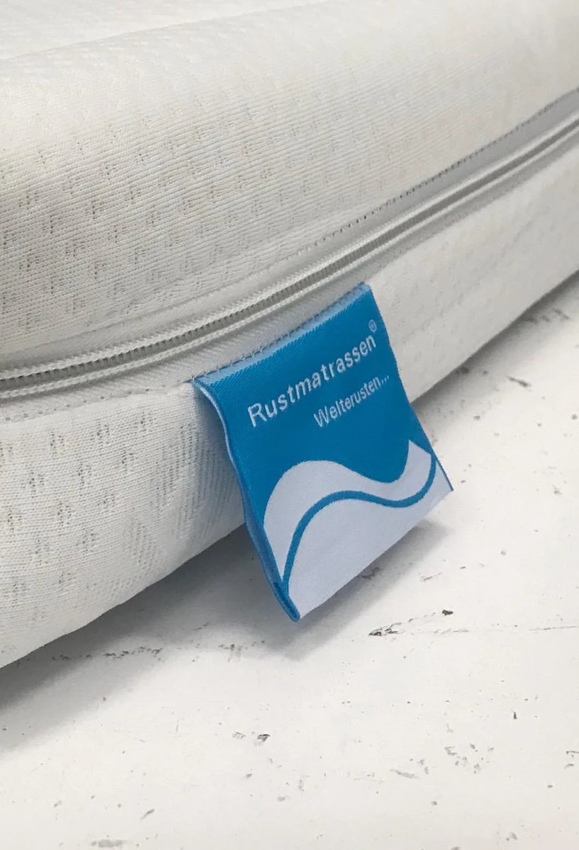 Ledikant Matras 60x120 X14cm Koudschuim Hybrid Matras Met Anti-allergische Wasbare Hoes / Tijk Met Rits 7 Ledikant Matras 60x120 X14cm Koudschuim Hybrid Matras Met Anti-allergische Wasbare Hoes / Tijk Met Rits - Afbeelding 5