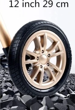 Merkloos Kinderwagen 3-in-1 – Luxe Kinderwagen - Buggy – Wandelwagen - Multifunctioneel – Opklapbaar – Incl Autostoel – Donkerbruin -Happy Horse Winkel 818x1200 3