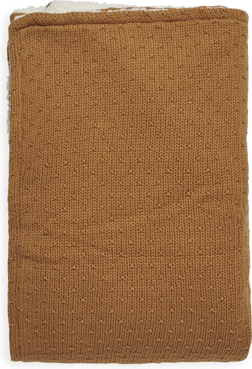 Jollein Baby Deken Wieg 75x100cm Teddy Bliss Knit - Caramel 22 Jollein Baby Deken Wieg 75x100cm Teddy Bliss Knit - Caramel - Afbeelding 20