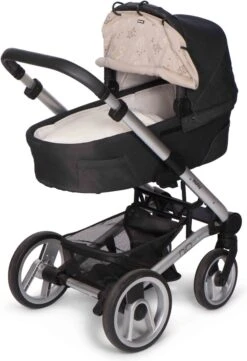 Dooky Universal Cover Zonnescherm Kinderwagen - Romantic Leaves Beige -Happy Horse Winkel 822x1200 4