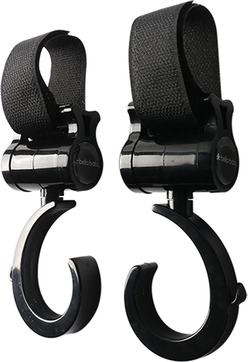 Merkloos Kinderwagen Haakjes - Boodschappentassen Ophangen - Buggy Clipjes - 2 Stuks 3 Merkloos Kinderwagen Haakjes - Boodschappentassen Ophangen - Buggy Clipjes - 2 Stuks