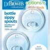 Dr. Brown's Options+ Anti-colic Sippy Spout - Voor Brede Halsfles - 2 Stuks -Happy Horse Winkel 824x1200