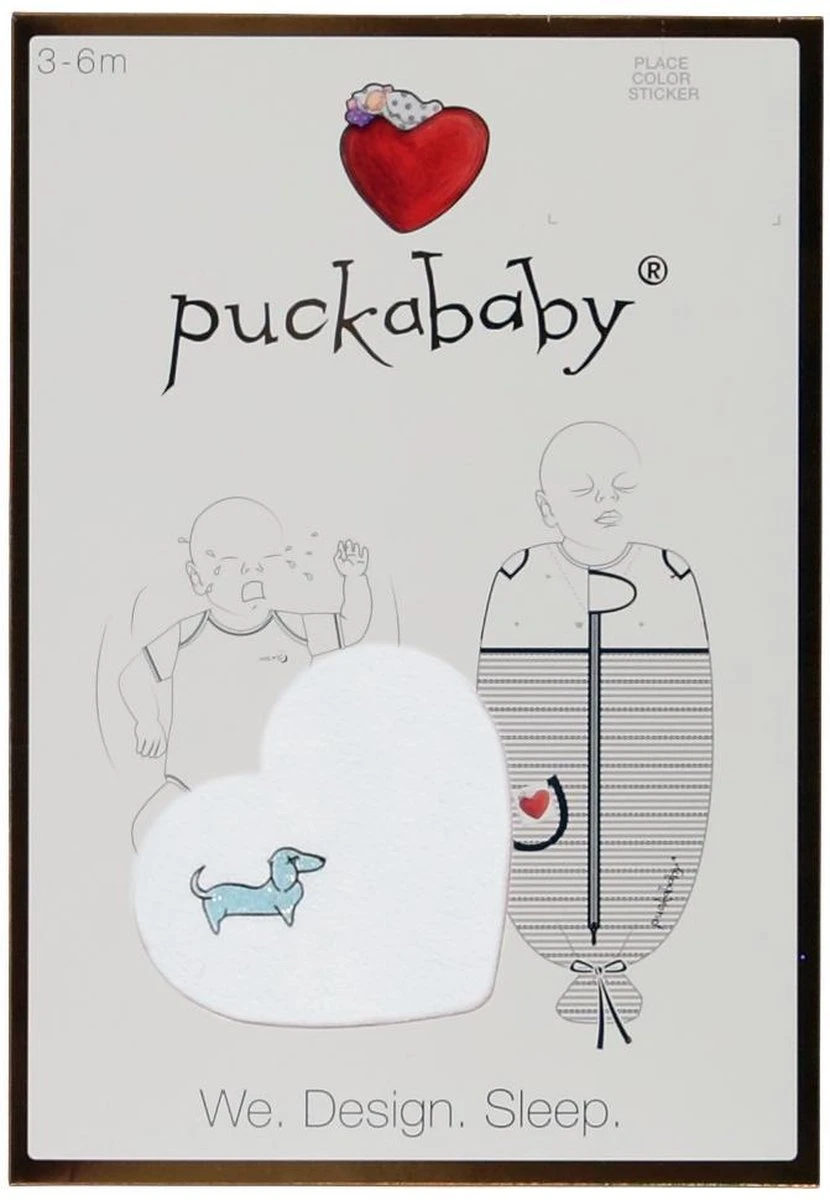 Puckababy Inbakerslaapzak Original Mini 3-6m - White Pucky 8 Puckababy Inbakerslaapzak Original Mini 3-6m - White Pucky - Afbeelding 6