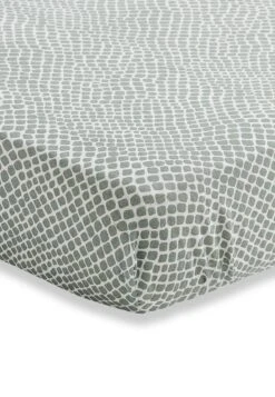 Jollein Baby Hoeslaken Ledikant Jersey 60x120cm Snake - Ash Green -Happy Horse Winkel 830x1200 7