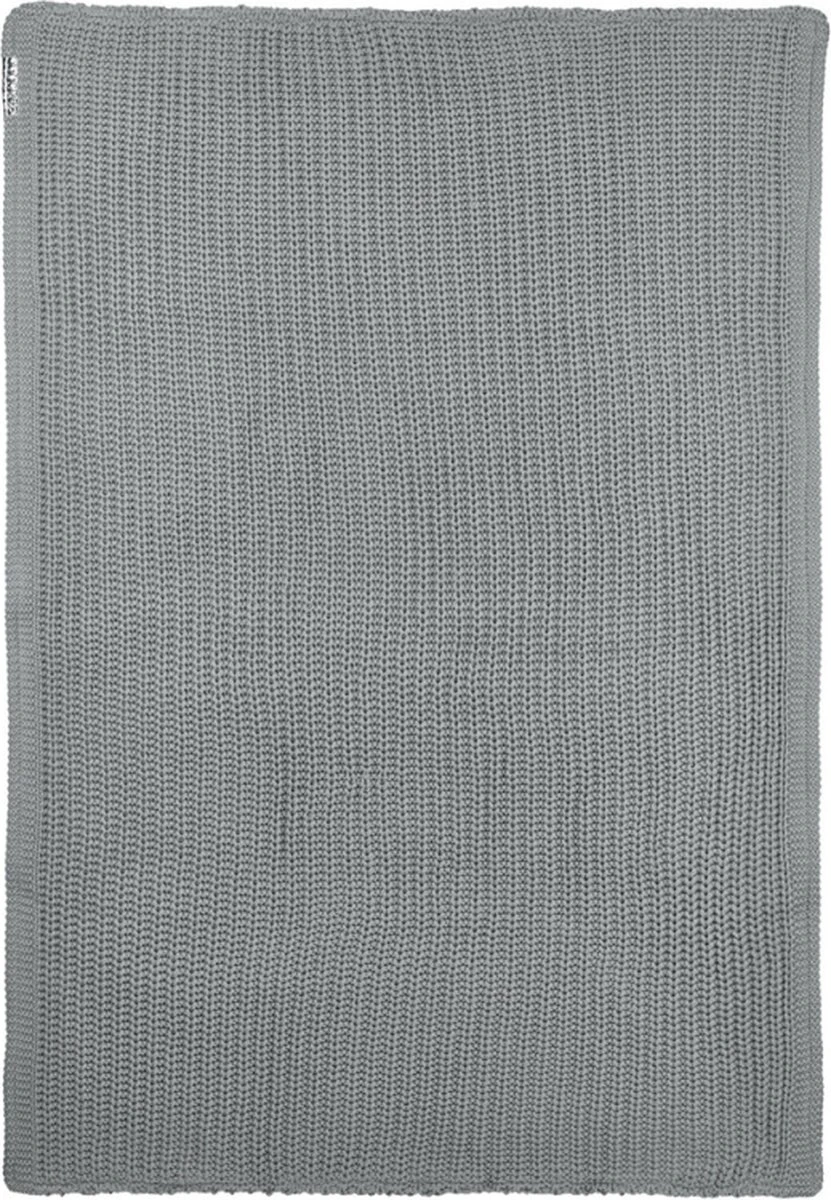 Meyco Herringbone Velvet Wiegdeken - Grijs - 75x100cm 4 Meyco Herringbone Velvet Wiegdeken - Grijs - 75x100cm - Afbeelding 2