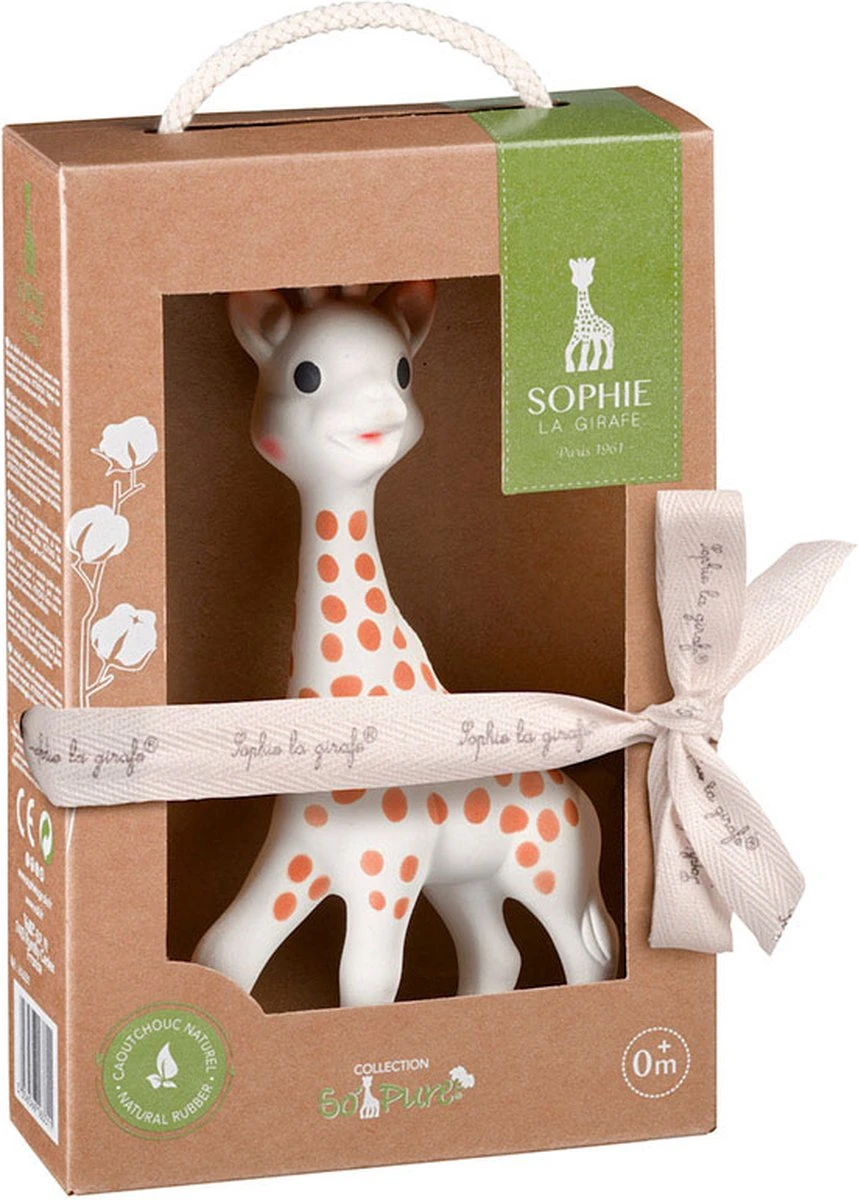 Sophie De Giraf - So Pure - Bijtspeelgoed - In Geschenkdoos - 100% Natuurlijk Rubber 5 Sophie De Giraf - So Pure - Bijtspeelgoed - In Geschenkdoos - 100% Natuurlijk Rubber - Afbeelding 3