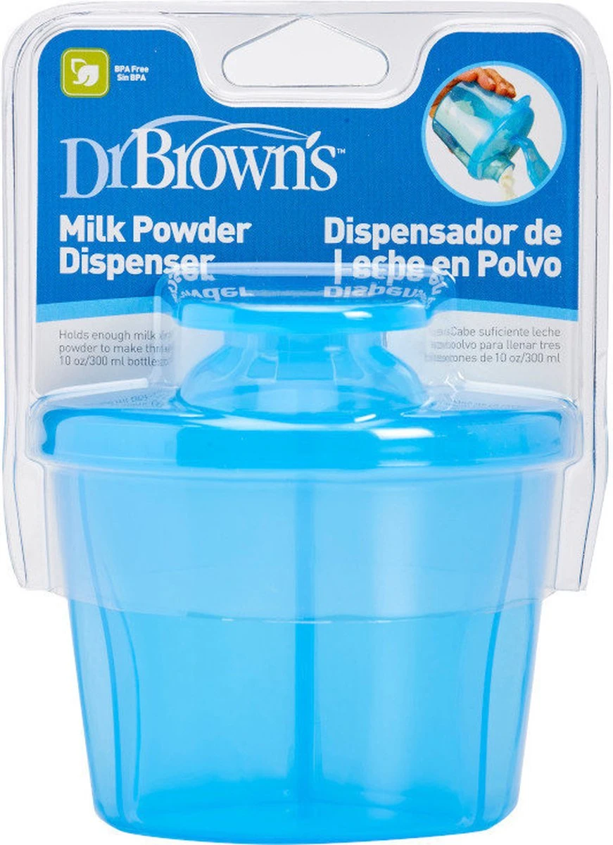 Dr. Brown's Dr.Brown's Melkpoederdispenser - Voor Op Reis - Blauw 5 Dr. Brown's Dr.Brown's Melkpoederdispenser - Voor Op Reis - Blauw - Afbeelding 3
