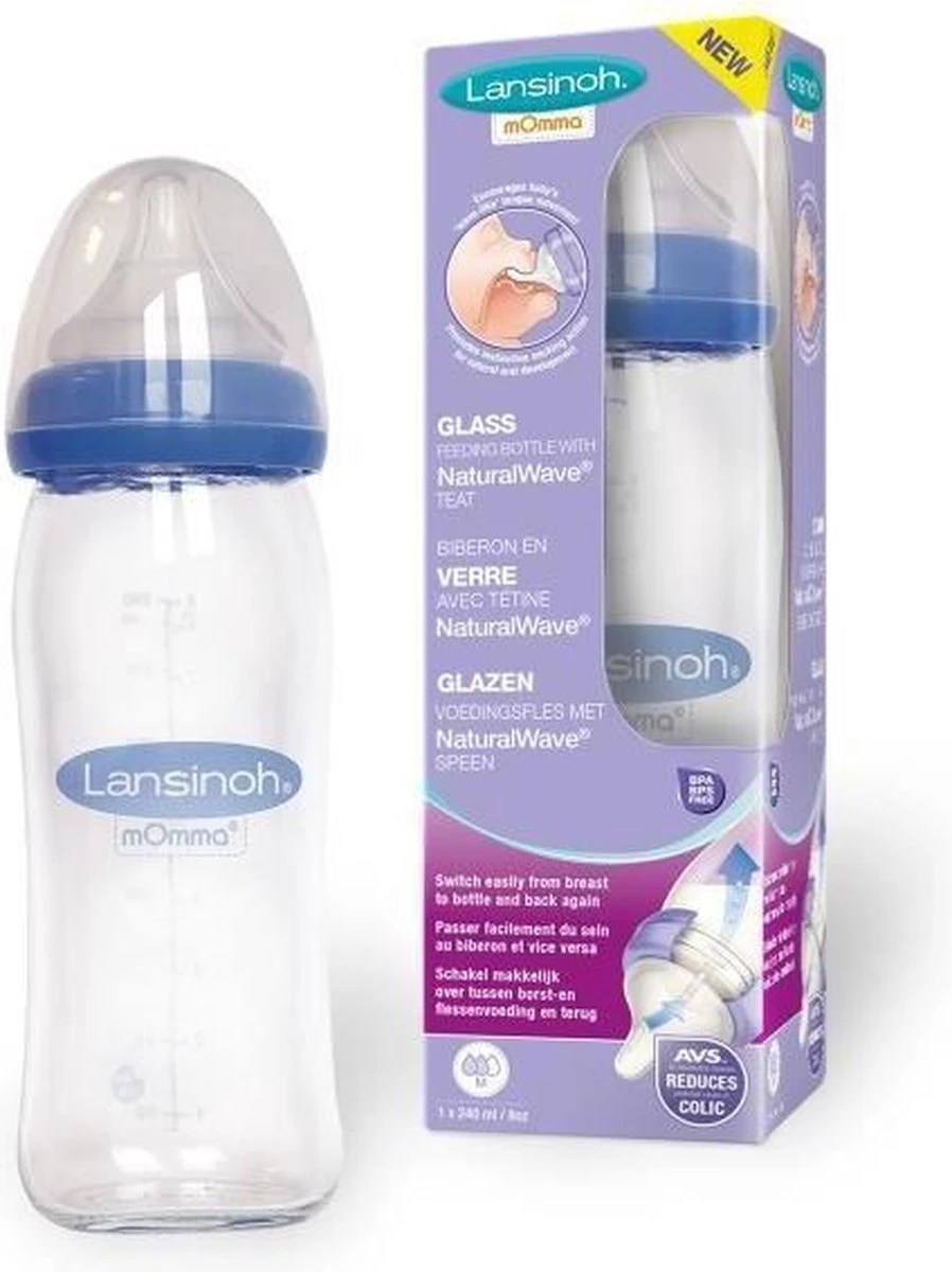 Lansinoh 240 Ml Glazen Fles 77150 4 Lansinoh 240 Ml Glazen Fles 77150 - Afbeelding 2
