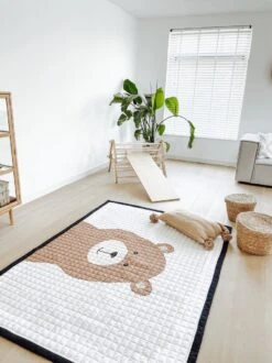 Love By Lily - Groot Speelkleed Baby - Beer - 150x200 - Zacht Speelkleed Buiten En Binnen - Grote Speelmat - Speeltapijt Kind - Picknick Kinderkleed - Speelkleed Xxl - Speelkleed Peuter -Happy Horse Winkel 899x1200 6