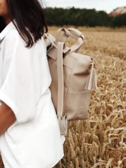 Merkloos Lederen Luiertas Rugzak - Baby Luiertas - Luiertas Verzorgingstas - Buggy Tas - Kindertas - Toilettas Heren - Toilettas Dames - Tas - Baby Verzorgingstas - Baby Bag Rugzak - Handtas - Kinderwagentas - Reistas - Toilettas - Baby - Newborn - Born New -Happy Horse Winkel 900x1200 22