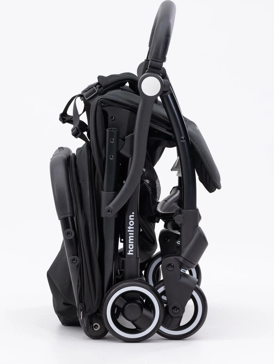Hamilton By Yoop X1 Plus Buggy – Nieuw, Hoger, Uitgebreider 2023 Model – Premium Stroller Met One Hand Folding Technologie – Zwart – Lichte, Verstelbare En Wendbare Kinderwagen Met Vele Gemakken 13 Hamilton By Yoop X1 Plus Buggy – Nieuw, Hoger, Uitgebreider 2023 Model – Premium Stroller Met One Hand Folding Technologie – Zwart – Lichte, Verstelbare En Wendbare Kinderwagen Met Vele Gemakken - Afbeelding 11