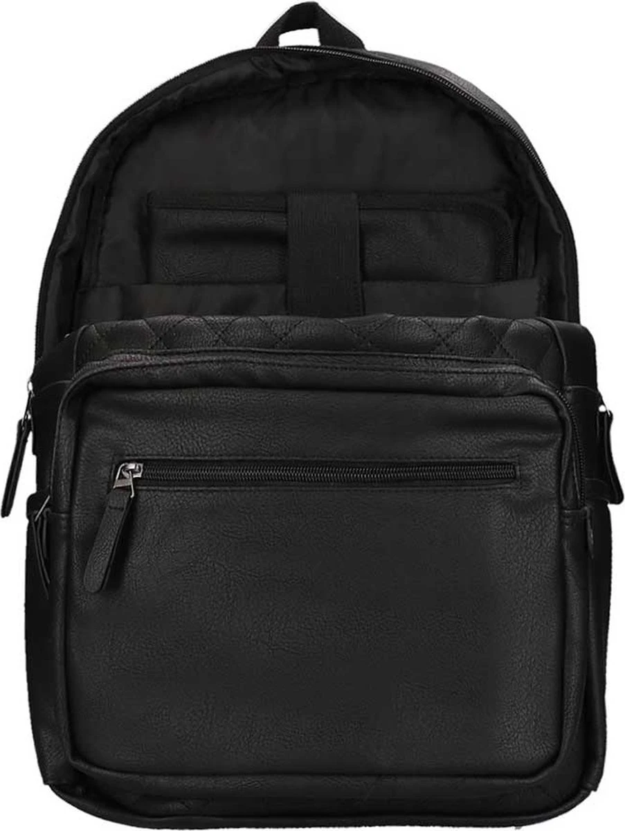 Kidzroom Popular Luiertas Rugzak - Zwart - Verschoonmatje - Flessenhouder 6 Kidzroom Popular Luiertas Rugzak - Zwart - Verschoonmatje - Flessenhouder - Afbeelding 4