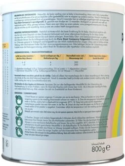 Pure Goat Company - Opvolgmelk 2 - Biologische Flesvoeding Op Basis Van Volle Geitenmelk - 800 Gram -Happy Horse Winkel 905x1200 2