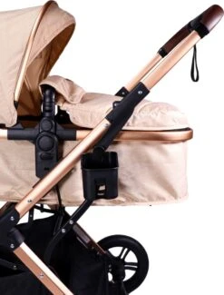 Ding Juna Kinderwagen 3 In 1 - Beige/Rose - Combi Kinderwagen Incl. Autostoel -Happy Horse Winkel 913x1200 2