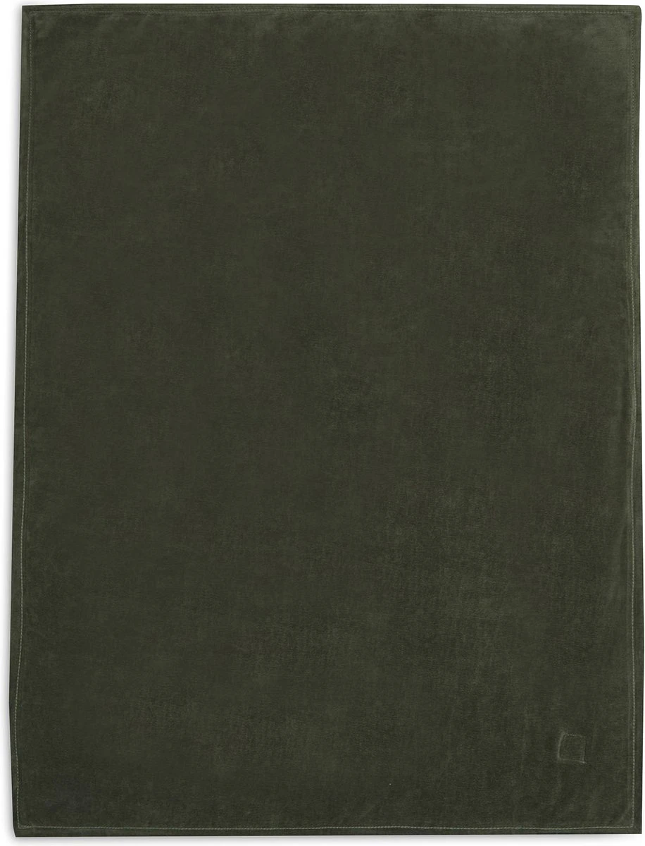 Jollein Baby Deken Wieg Velvet Pure Knit - Leaf Green - GOTS 6 Jollein Baby Deken Wieg Velvet Pure Knit - Leaf Green - GOTS - Afbeelding 4