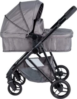 Bebies First Combi 3 In 1 Kinderwagen Optima- Grijs - Inc. Reiswieg, Zitting & Autostoel -Happy Horse Winkel 927x1200